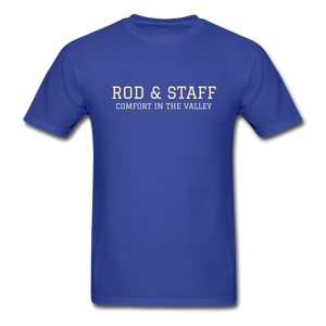 Rod & Staff Tee - royal blue