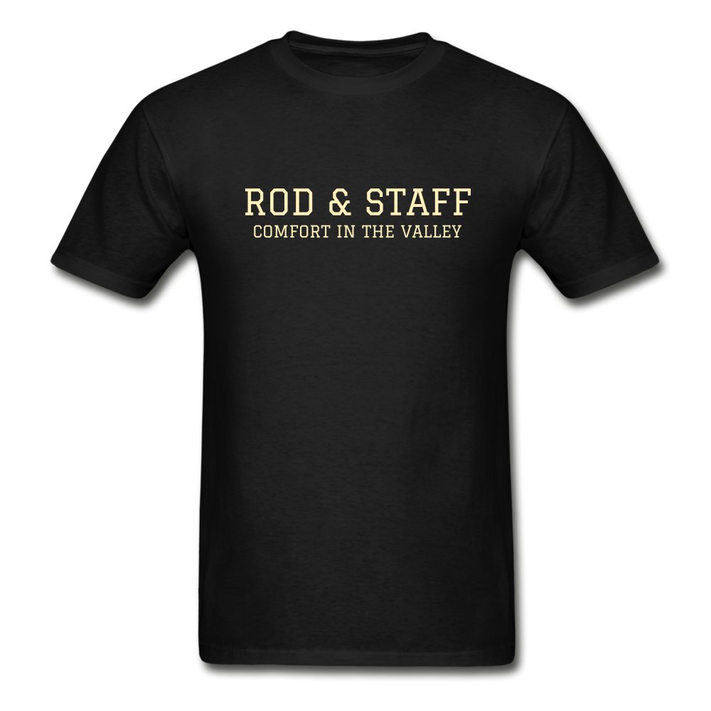 Rod & Staff Tee - black