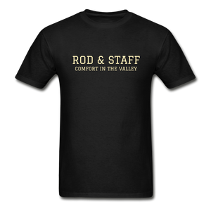 Rod & Staff Tee - black