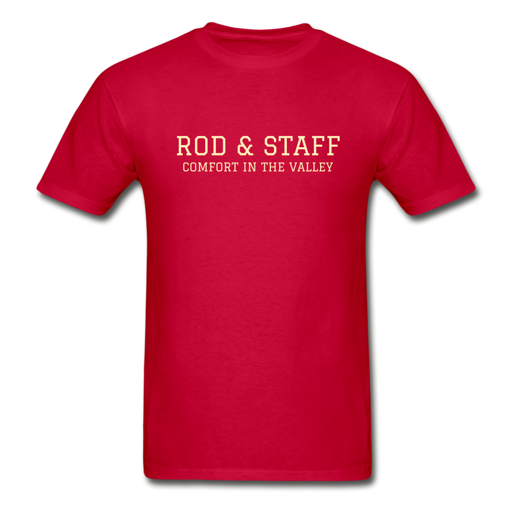 Rod & Staff Tee - red