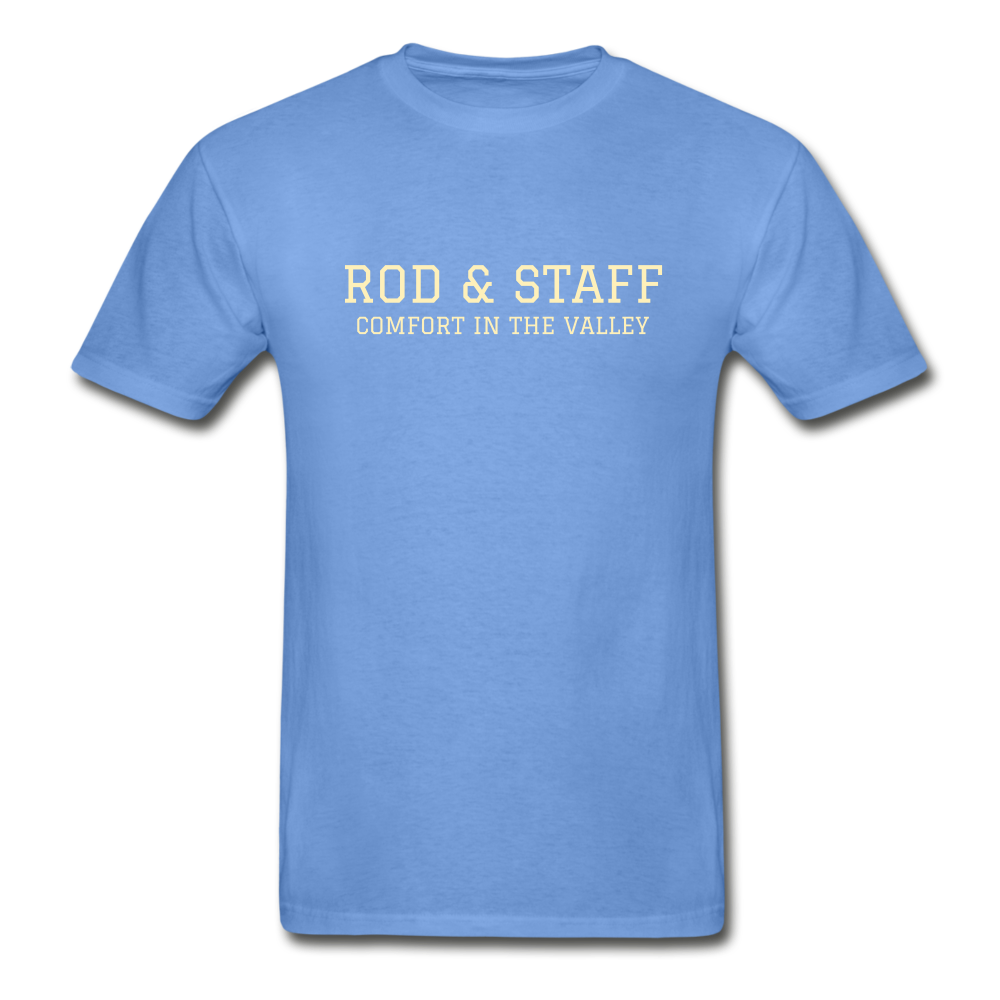 Rod & Staff Tee - carolina blue