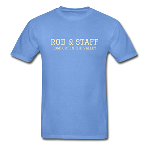 Rod & Staff Tee - carolina blue