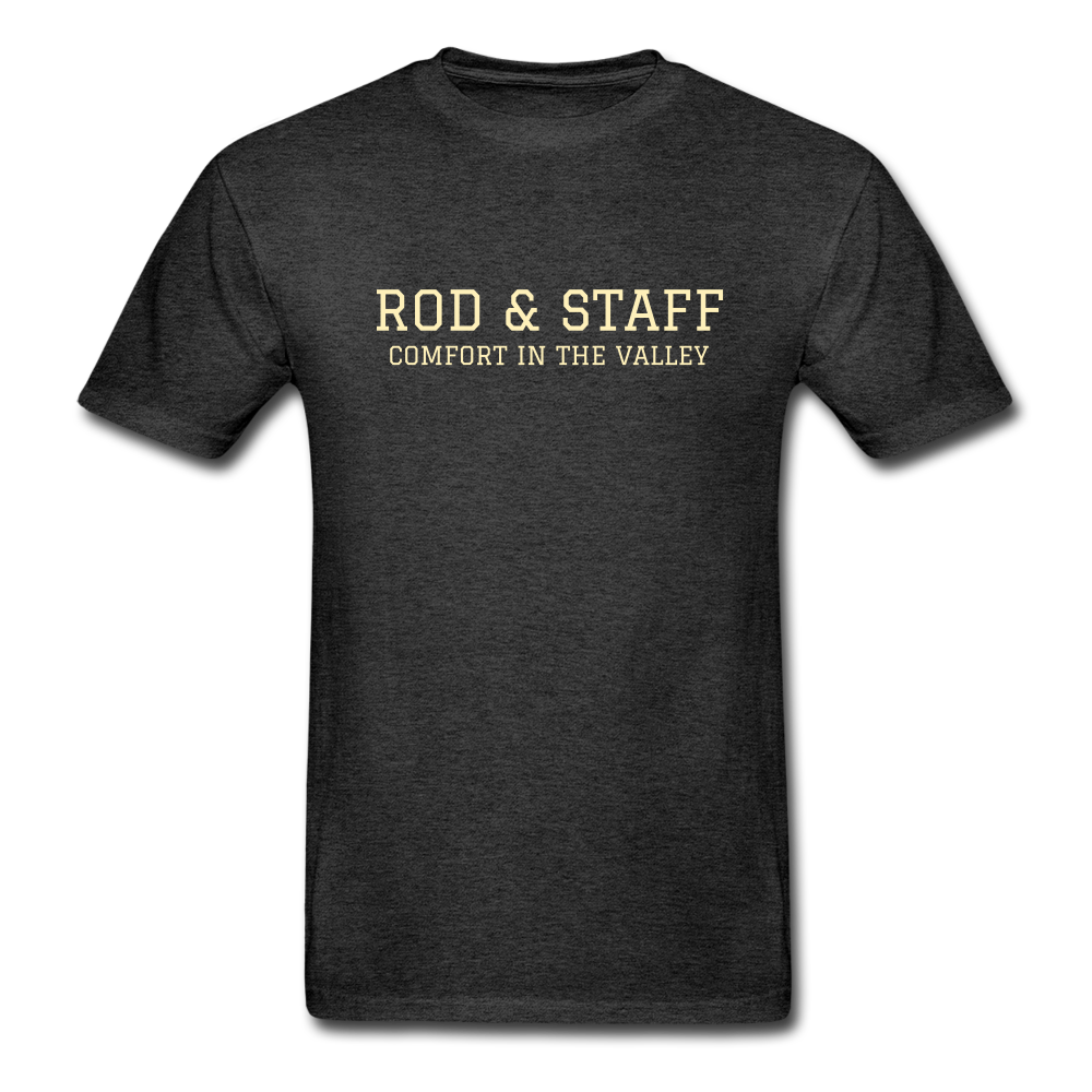 Rod & Staff Tee - charcoal gray