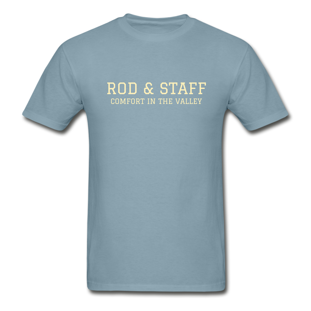 Rod & Staff Tee - stonewash blue