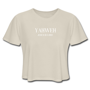 Yahweh Women's Cropped Tee - dust