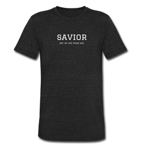 Savior Tee - heather black