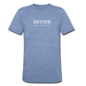 Savior Tee - heather Blue