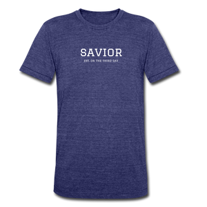 Savior Tee - heather indigo