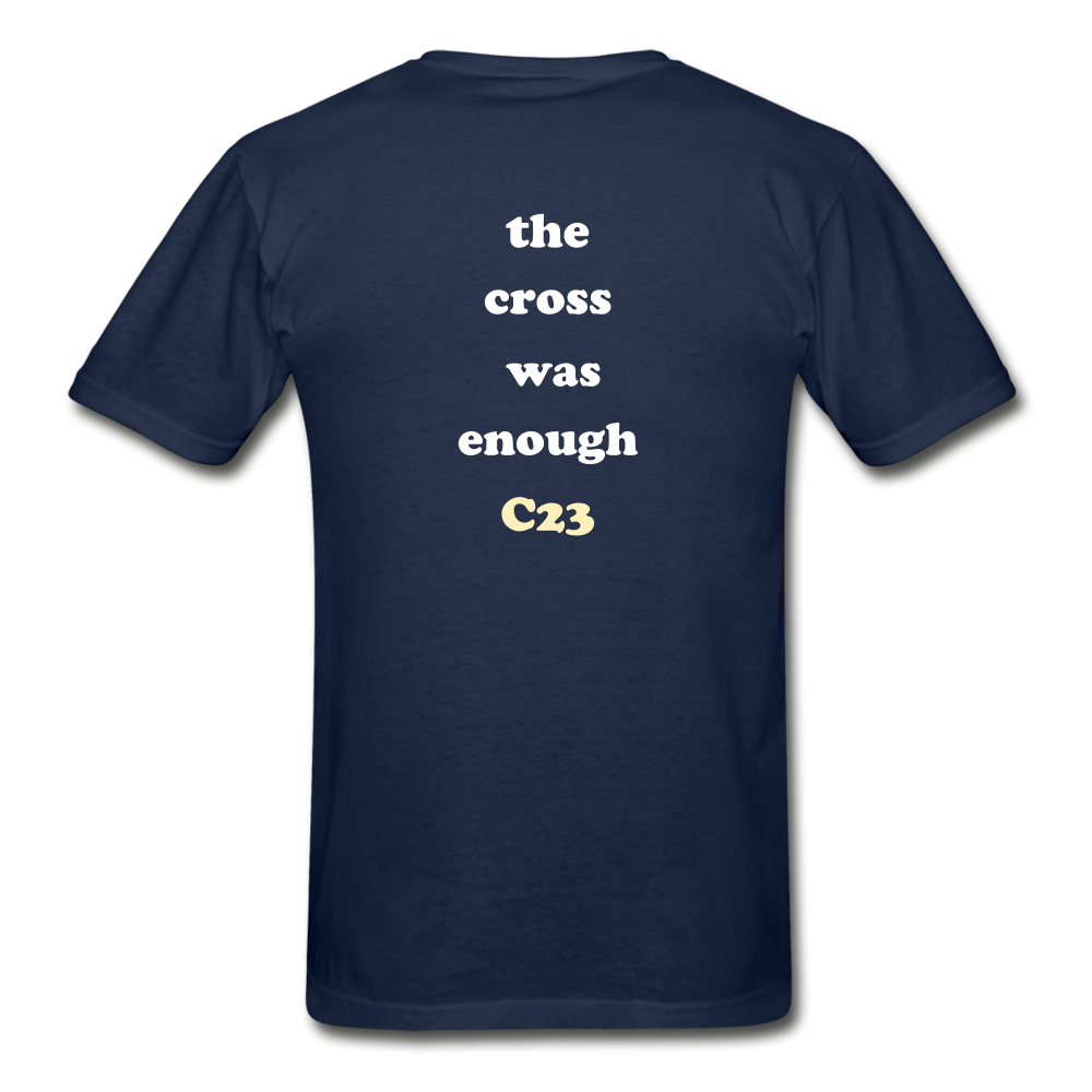 The Cross was Enough Tee - navy