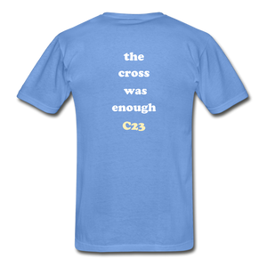 The Cross was Enough Tee - carolina blue