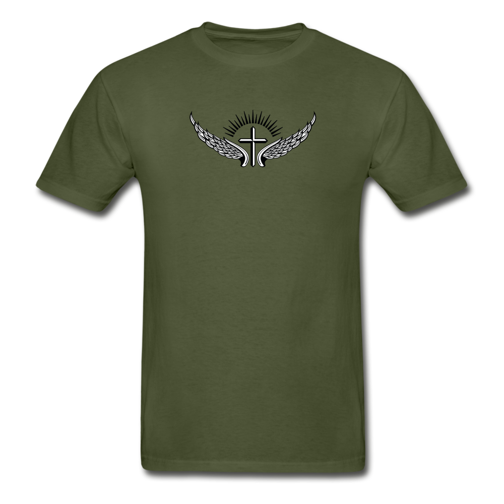 The Cross was Enough Tee - military green