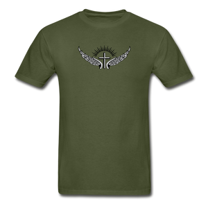 The Cross was Enough Tee - military green