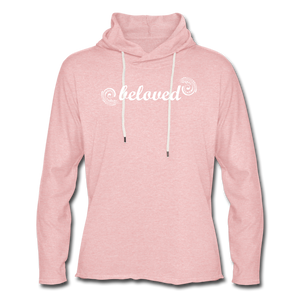 Women's Beloved Lightweight Hoodie - cream heather pink