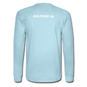 Prayer is Powerful Long Sleeve Tee - powder blue