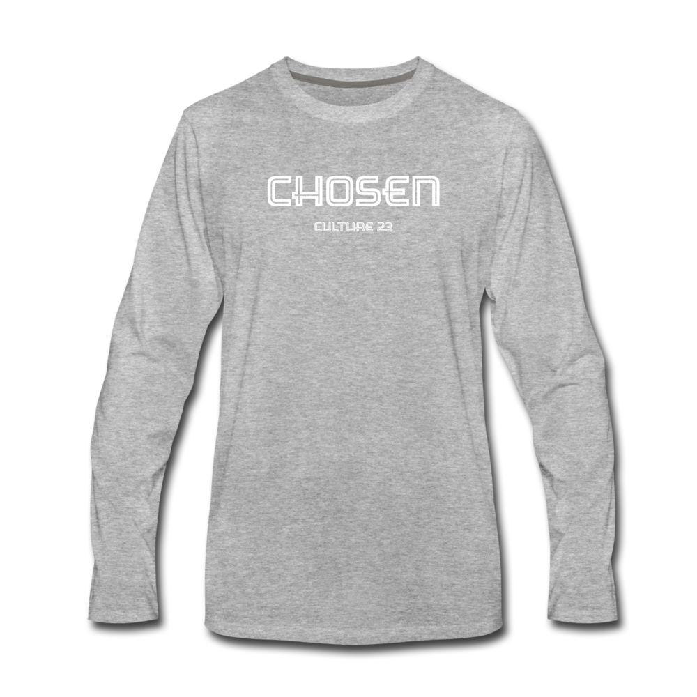 Chosen Long Sleeve Tee - heather gray