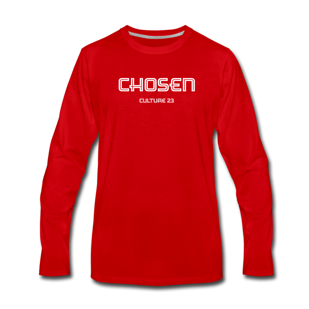 Chosen Long Sleeve Tee - red