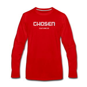 Chosen Long Sleeve Tee - red