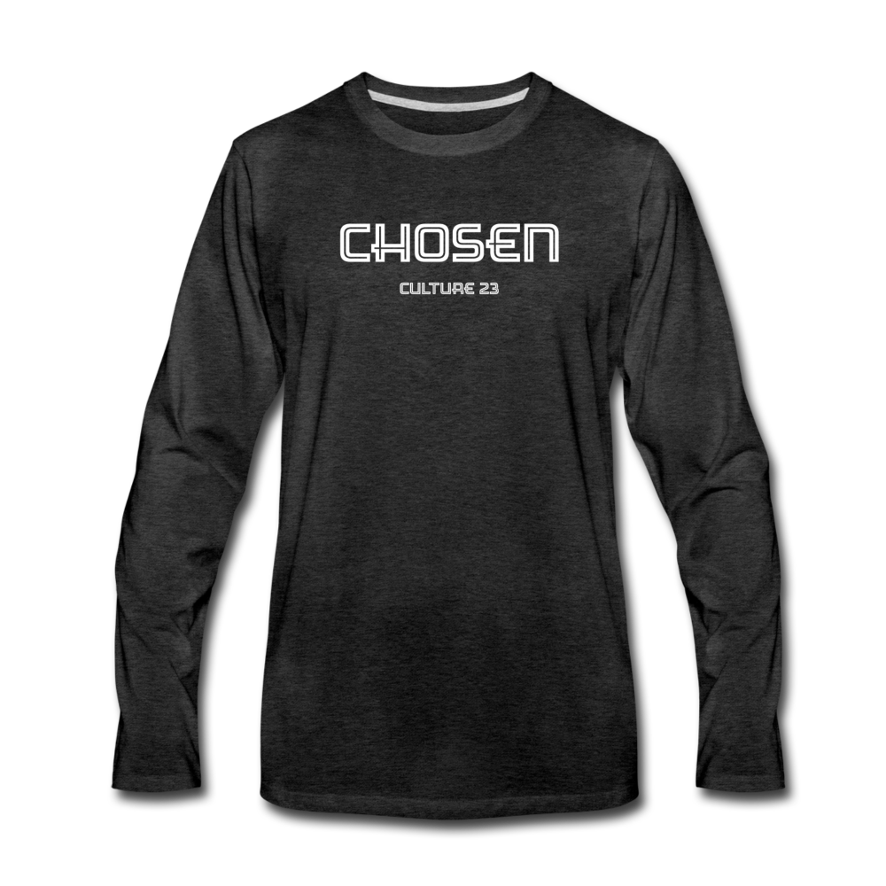 Chosen Long Sleeve Tee - charcoal gray