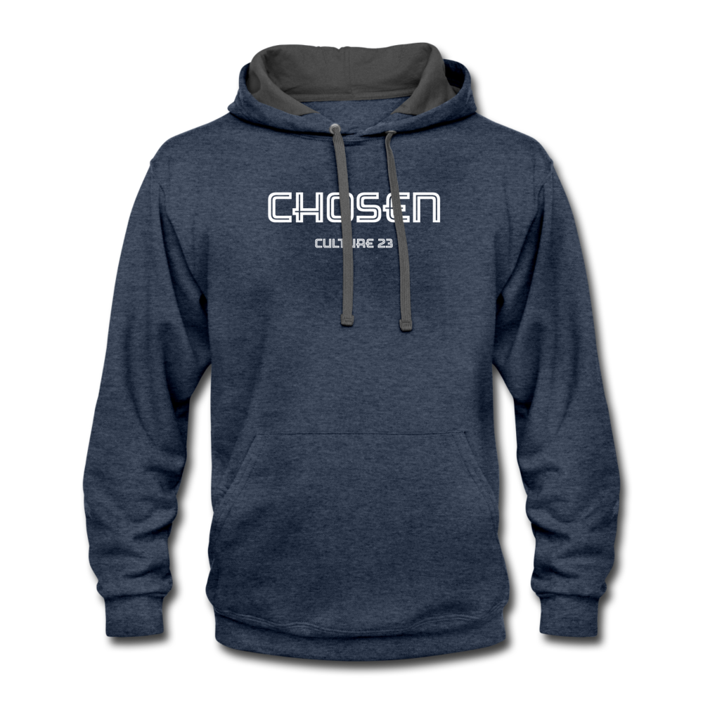 Chosen Hoodie - indigo heather/asphalt