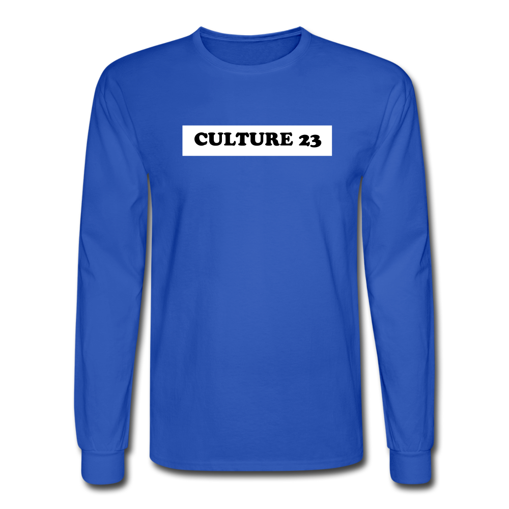 C23 Boxed Long Sleeve Tee - royal blue