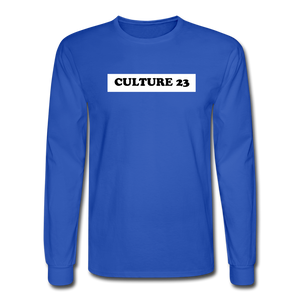 C23 Boxed Long Sleeve Tee - royal blue