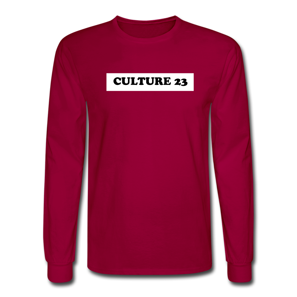 C23 Boxed Long Sleeve Tee - dark red