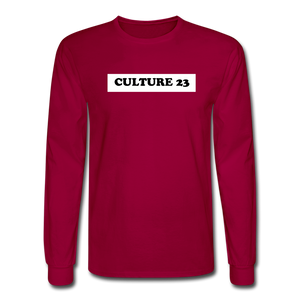 C23 Boxed Long Sleeve Tee - dark red