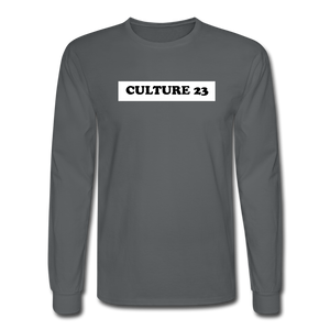 C23 Boxed Long Sleeve Tee - charcoal