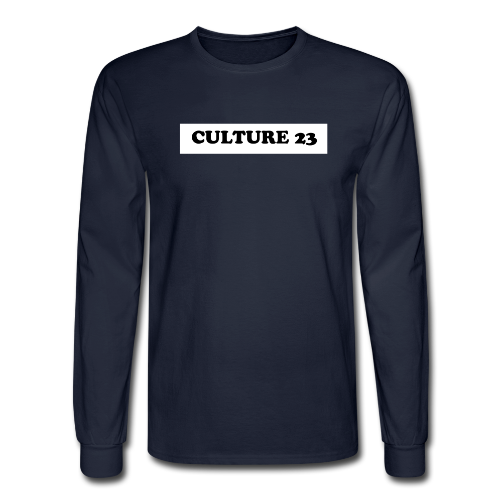 C23 Boxed Long Sleeve Tee - navy