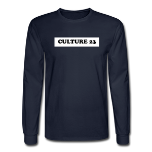 C23 Boxed Long Sleeve Tee - navy