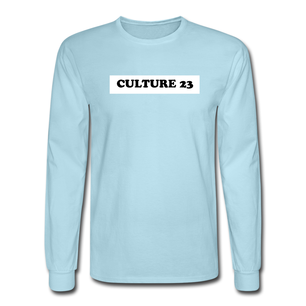 C23 Boxed Long Sleeve Tee - powder blue