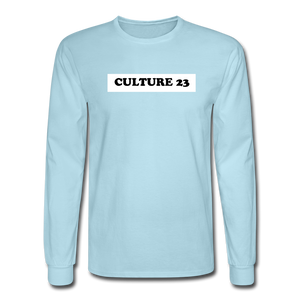 C23 Boxed Long Sleeve Tee - powder blue