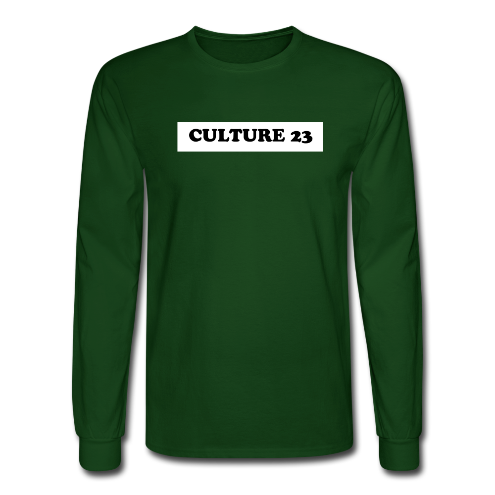 C23 Boxed Long Sleeve Tee - forest green