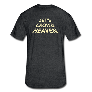 Let's Crowd Heaven Tee - heather black