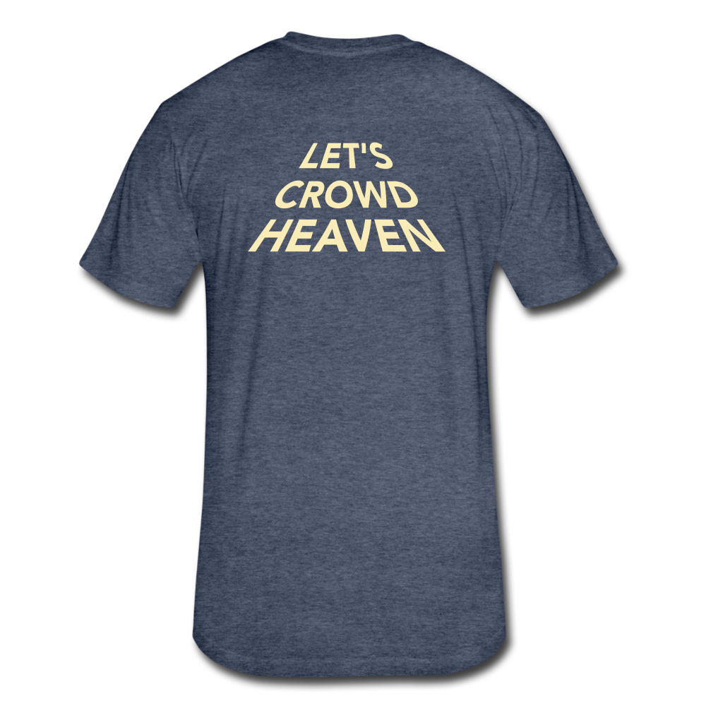 Let's Crowd Heaven Tee - heather navy