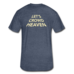 Let's Crowd Heaven Tee - heather navy