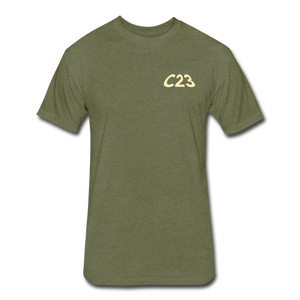 Let's Crowd Heaven Tee - heather military green